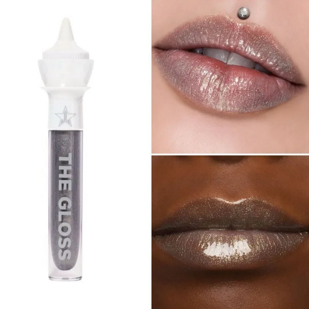 NIB Jeffree Star Silver Glimmer Glitter Coroner's Kiss Lip The Gloss